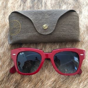 Ray-Ban State Street Sunglasses Red unisex